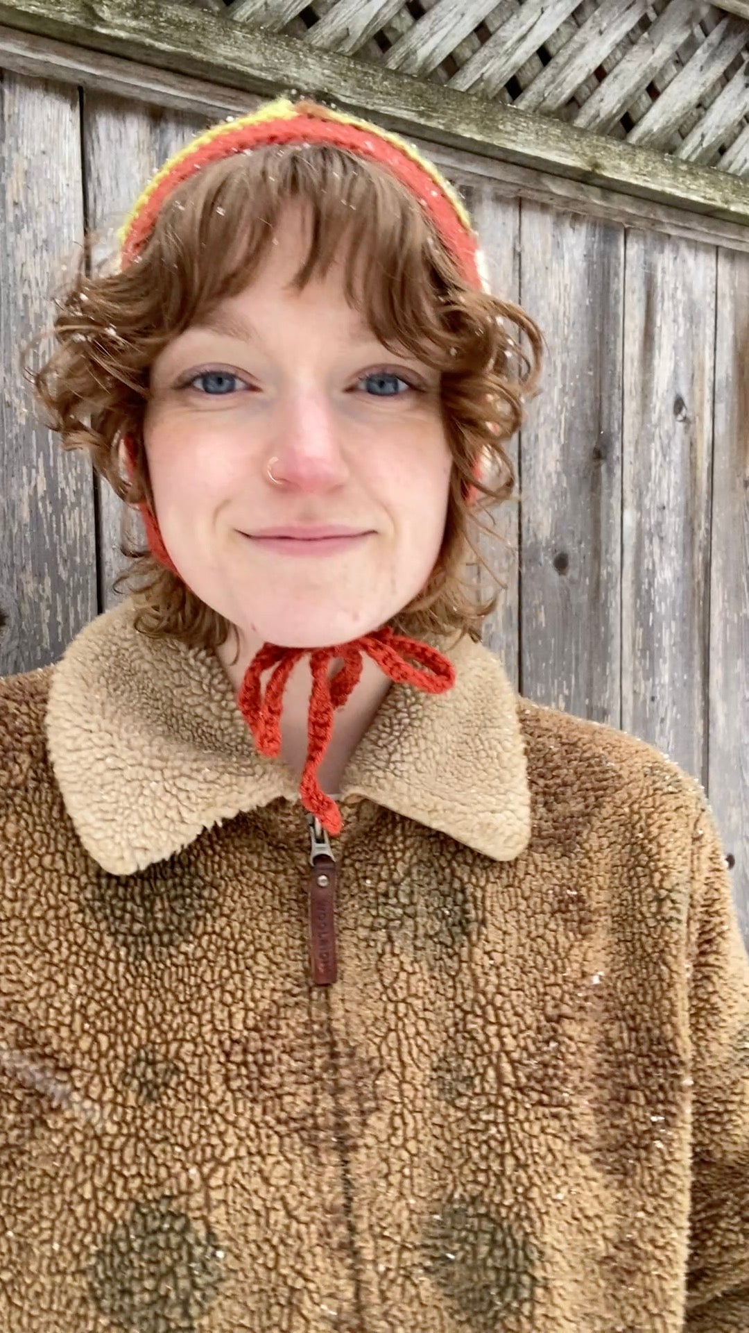 Mushroom Granny Square Bonnet