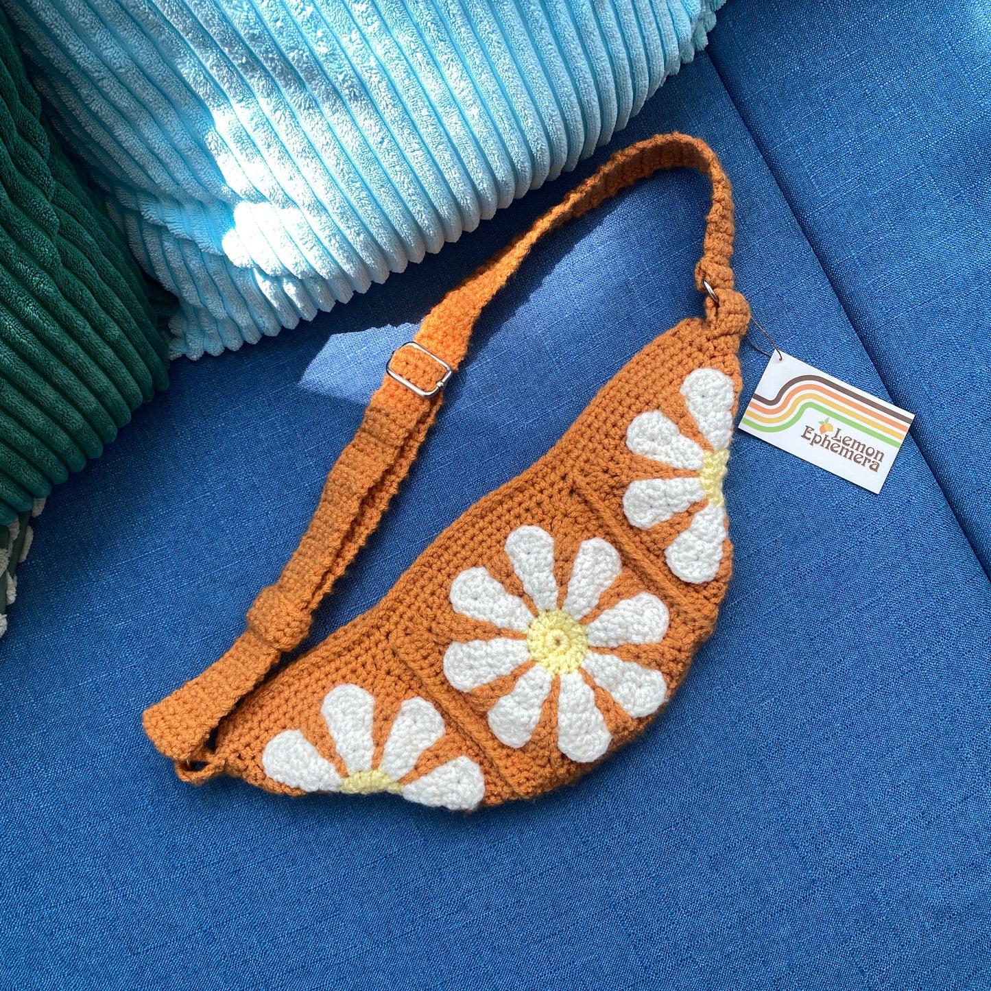 Retro Floral Crossbody Bag