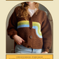 70s Supergraphics Cardigan Pattern - Digital Download