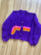 70s Supergraphics Cardigan Pattern - Digital Download – Lemon Ephemera