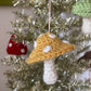 Merry Mushroom Ornaments Crochet Pattern - Digital Download