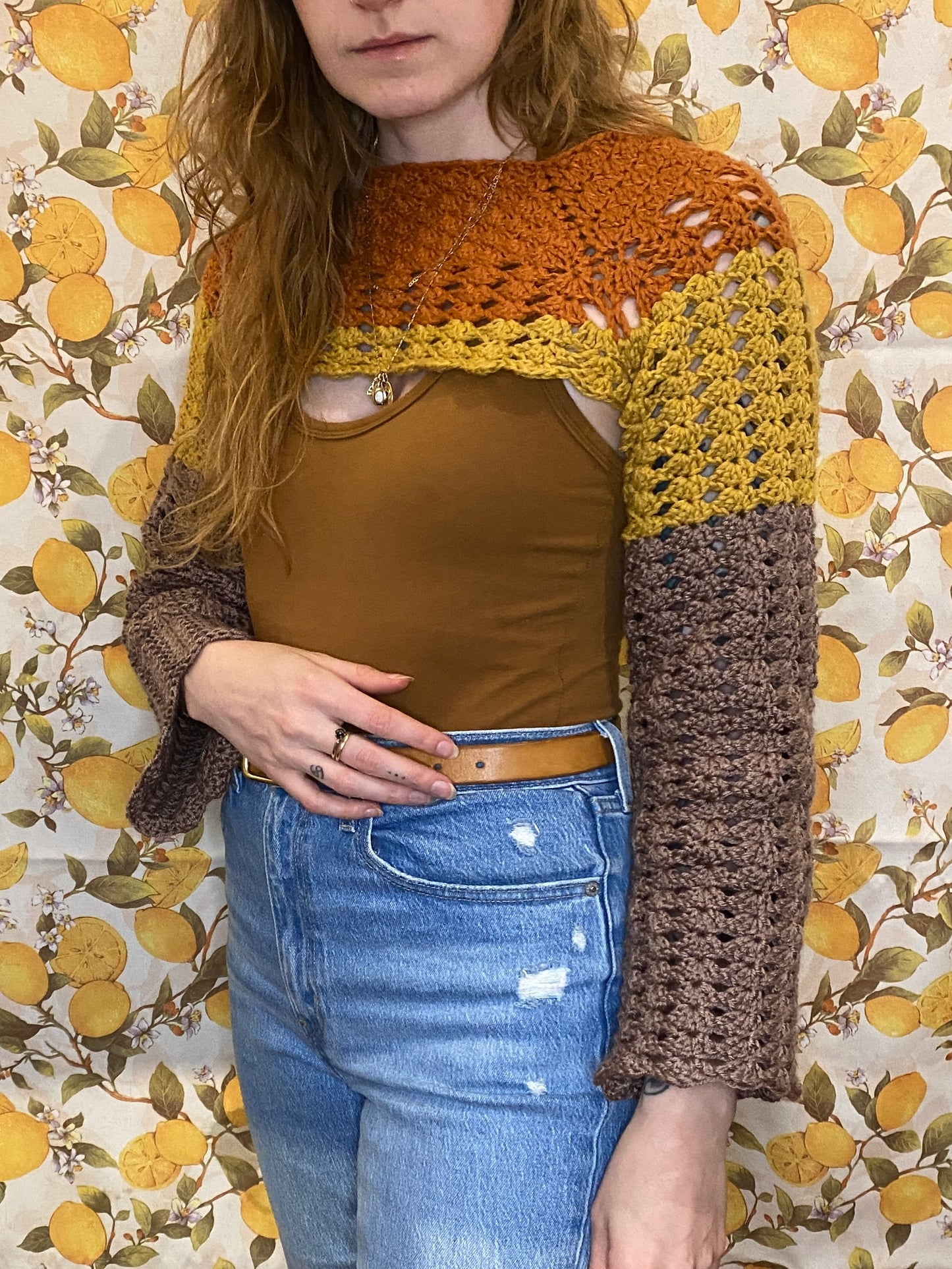 Sleevie Nicks Top Crochet Pattern - Digital Download